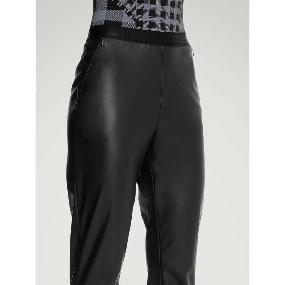 NWT Wolford Vegan Leather Trouser Pants Black XS